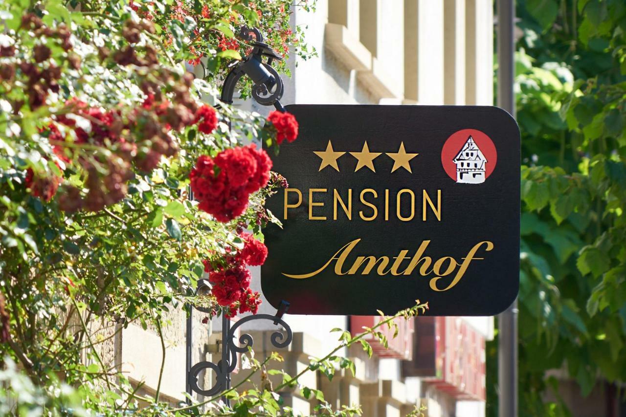 Pension Amthof 오벨던딩언 외부 사진
